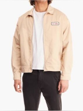 Hot Wheels x Forever 21 Highs & Lows Beige Zip Up Lowrider Jacket Sz M Men's